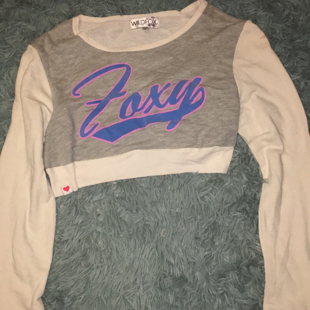 WildFox Cropped Long Sleeve